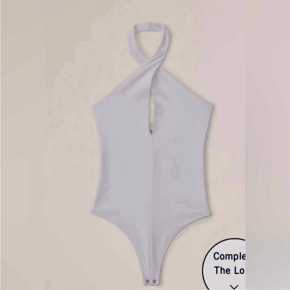 Abercrombie White Bodysuit